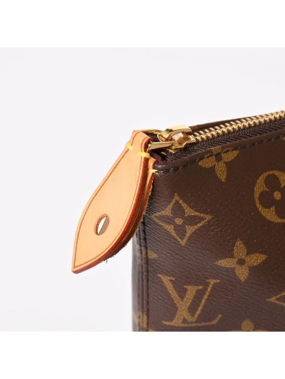 Louis Vuitton Iena MM Tote Bag Monogram Brown Gold